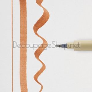 Маркер Четка Sakura Pigma Brush : Кафяв : 12