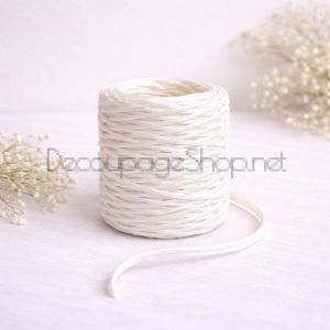 Хартиен шнур 1/25/6410 бяло ролка 22,50м