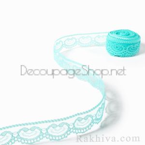 ДАНТЕЛА, мини Виена 20мм/ 9м пастелно зелено (20/10/5002-1/67-1)