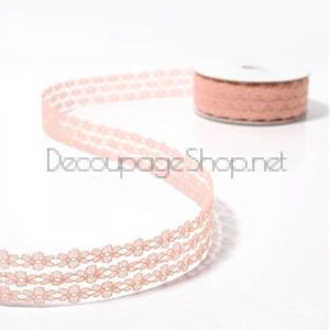 ДАНТЕЛА Венеция праскова 26мм/11м (26/25/5008-3/48)