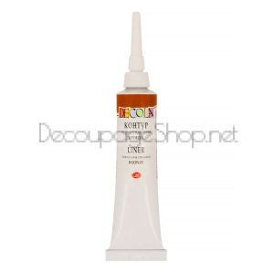 DECOLA КОНТУР ЗА СТЪКЛО И КЕРАМИКА 18 МЛ. - БРОНЗ