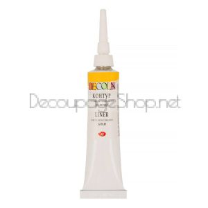 DECOLA КОНТУР ЗА СТЪКЛО И КЕРАМИКА 18 МЛ. - ЗЛАТЕН