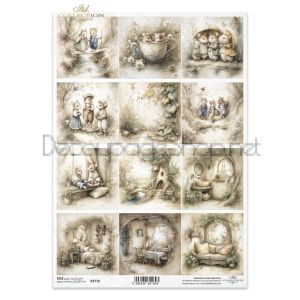 ITD COLLECTION ДЕКУПАЖНА ОРИЗОВА ХАРТИЯ А4 - R2778