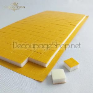 ITD COLLECTION 3D ДВОЙНО ЗАЛЕПВАЩИ ЛЕПЕНКИ 10/10 MM, 200 БР