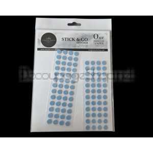 ITD COLLECTION 3D ДВОЙНО ЗАЛЕПВАЩИ ЛЕПЕНКИ 10/10 MM, 100 БР