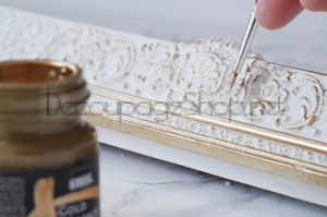 ТЕЧНА БОЯ ЗА ПОЗЛАТА, Течен бронзант Kreul, 50 ml, злато