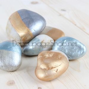 Акрилна Боя Metallic : 30 ml : 8017 Зеленикаво Сребро