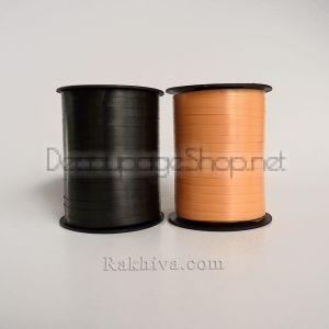 Тънки панделки за балони , 1 ролка 0.5см/ 500ярда 5/500/2845 (ЧЕРНА)