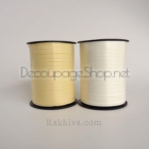 Тънки панделки за балони , 1 ролка 0.5см/ 500ярда 5/500/2845 (БЯЛА)