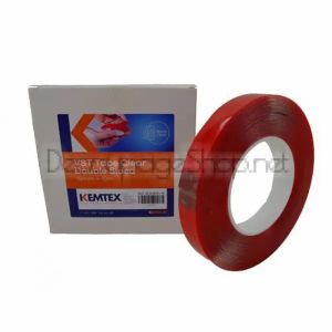Двойнолепящо тиксо KEMTEX VST - 6мм х 10м - 100% безцветно акрилно тиксо