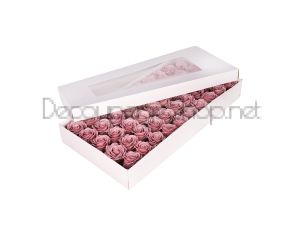 Сапунена роза Elegantz Love De Luxe , 6.5см x 5,8см, Пепел от рози