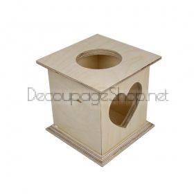 Дървена кутия за свещник - 1212GG