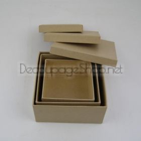 CREATIV Квадратни картонени кутии комплект 3 броя -  263720