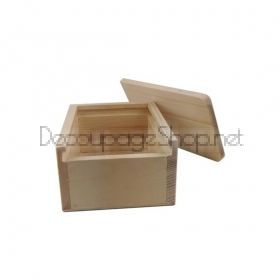 Дървена кутия с плъзгащ  капак - 16127