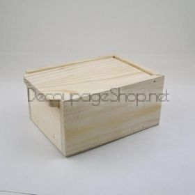 Дървена кутия с огледало на капака - 16127OG