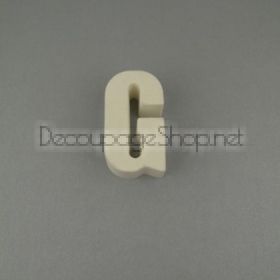 Отливка на керамична буква "H"