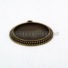 Основа за медальон кръгла ф-25мм мм за епоксидна смола - WTC21421