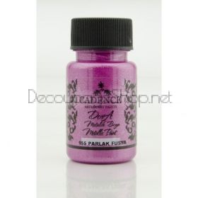 CADENCE  Акрилна боя супер металик 50ml - Dora - Bright Fushcia 155