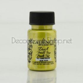 CADENCE  Акрилна боя супер металик 50ml - CHARTREUSE 162