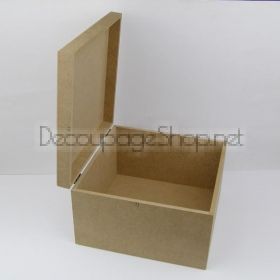 Кутия от МДФ за принадлежности 20 х 20 х 12см