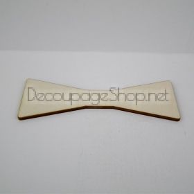 Дървена папионка Флирт - заготовка от шперплат - 11040