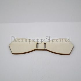 Дървена папионка Бохем Бо - заготовка от шперплат - 12040L