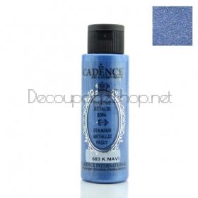 CADENCE АКРИЛНА БОЯ DIAMOND METALLIC 70 МЛ - DARK BLUE 683