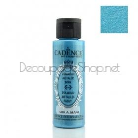 CADENCE АКРИЛНА БОЯ DIAMOND METALLIC 70 МЛ - LIGHT BLUE 680