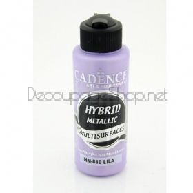 CADENCE АКРИЛНА БОЯ METALLIC HYBRID 120 МЛ. - LILAC HM-810